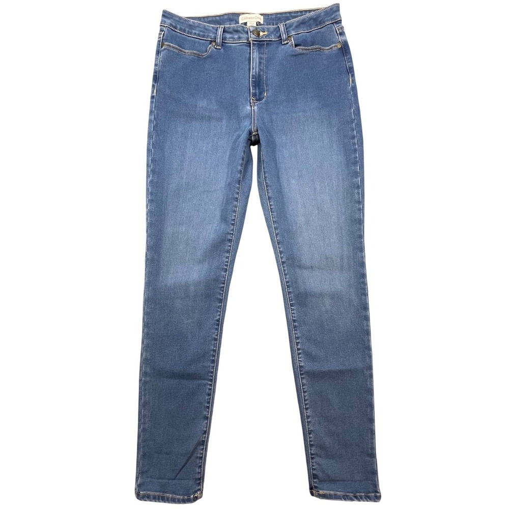 Coldwater Creek Blue Skinny Jeans Stretch Denim Women Size 10